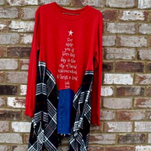 Up-cycled Christmas Tunic