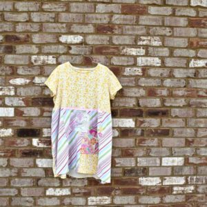 Up-cycled, Recycled, Yellow Bird, Tunic, Summer Dress